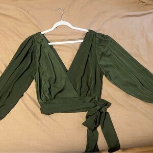 NWT Banana Republic Elegant Olive Green Women's Top
